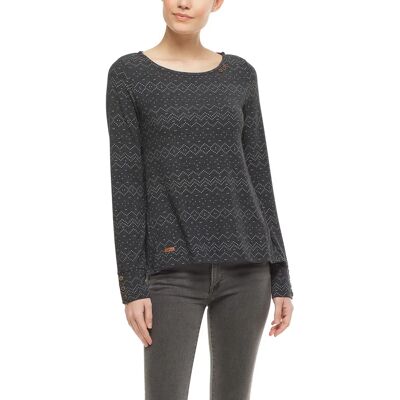 Damesblouse met lange mouwen Ragwear Malka Gris XS Damesblouse met lange mouwen Ragwear Malka Gris XS