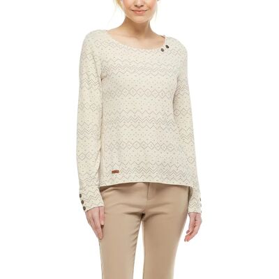 Damesblouse met lange mouwen Ragwear Malka Beige XS Damesblouse met lange mouwen Ragwear Malka Beige XS