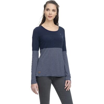Damesblouse met lange mouwen Ragwear Faviola Bleu XS Damesblouse met lange mouwen Ragwear Faviola Bleu XS