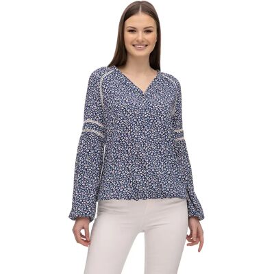 Damesblouse met lange mouwen Ragwear Follky Bleu XS Damesblouse met lange mouwen Ragwear Follky Bleu XS