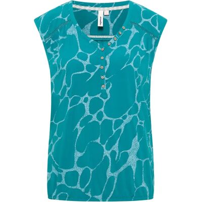 Mouwloze damesblouse Ragwear Saltty Print Vert L Mouwloze damesblouse Ragwear Saltty Print Vert L