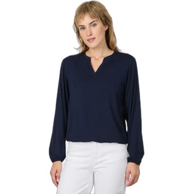 Damesblouse met lange mouwen Ragwear Santica Bleu L Damesblouse met lange mouwen Ragwear Santica Bleu L