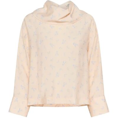 Damesblouse met lange mouwen Soaked in Luxury Eneya Beige S Damesblouse met lange mouwen Soaked in Luxury Eneya Beige S