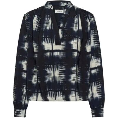 Damesblouse met lange mouwen Soaked in Luxury Slleodora Bleu L Damesblouse met lange mouwen Soaked in Luxury Slleodora Bleu L