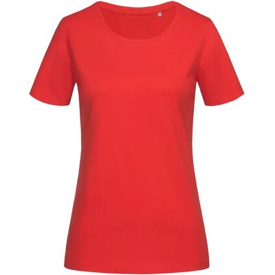 Stedman STE7600 Scarlet Red Ronde Hals T-shirt - T-shirt Stedman STE7600 Scarlet Red Ronde Hals T-shirt - T-shirt