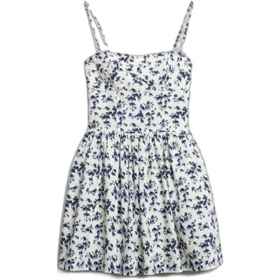 Korte jurk met korsetstijl voor vrouwen Superdry Cami Blauw XS Korte jurk met korsetstijl voor vrouwen Superdry Cami Blauw XS