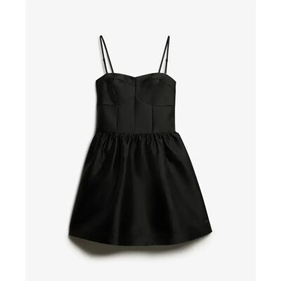 Mini corsetjurk met spaghettibandjes voor dames Superdry Zwart L Mini corsetjurk met spaghettibandjes voor dames Superdry Zwart L