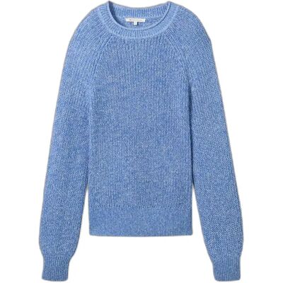 Damestrui met ronde hals Tom Tailor Denim Bleu M Damestrui met ronde hals Tom Tailor Denim Bleu M