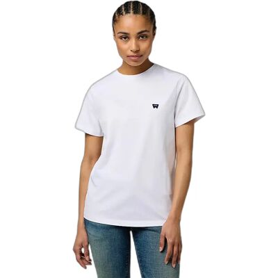 Dames-T-shirt Wrangler Sign Off Blanc XL Dames-T-shirt Wrangler Sign Off Blanc XL