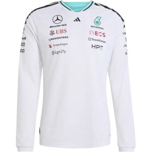 Adidas Mercedes AMG Authentiek lange mouwen shirt Petronas Formula One Team Driver Blanc XS Adidas Mercedes AMG Authentiek lange mouwen shirt Petronas Formula One Team Driver Blanc XS