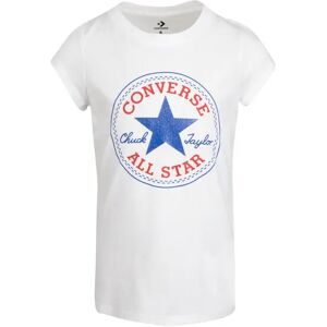 Meisjes-T-shirt Converse CNVG Timeless Chuck Patch Blanc 6 ans Meisjes-T-shirt Converse CNVG Timeless Chuck Patch Blanc 6 ans