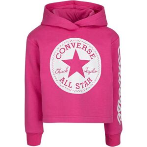 Girl hoodie Converse Signature Cropped Rose 5 ans Girl hoodie Converse Signature Cropped Rose 5 ans