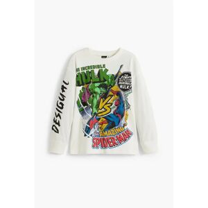 Kinder-T-shirt met lange mouwen Desigual Incredible Marvel Blanc 11/12 ans Kinder-T-shirt met lange mouwen Desigual Incredible Marvel Blanc 11/12 ans