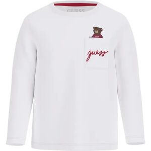 Kinder-T-shirt met lange mouwen Guess pure white 1 Blanc 3 ans Kinder-T-shirt met lange mouwen Guess pure white 1 Blanc 3 ans