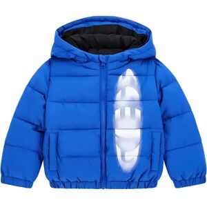 Kinderen gewatteerde jas met capuchon en lange mouwen Guess Bleu 6 jaar oud Kinderen gewatteerde jas met capuchon en lange mouwen Guess Bleu 6 jaar oud