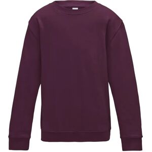 AWDis Bourgogne Kinder Sweatshirt - Ronde Hals, Duurzaam, Moderne pasvorm AWDis Bourgogne Kinder Sweatshirt - Ronde Hals, Duurzaam, Moderne pasvorm