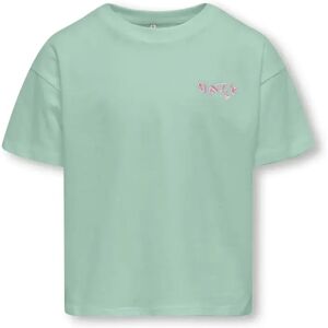 Meisjes-T-shirt Only Kogmaiken Life Crop Vert 13/14 ans Meisjes-T-shirt Only Kogmaiken Life Crop Vert 13/14 ans