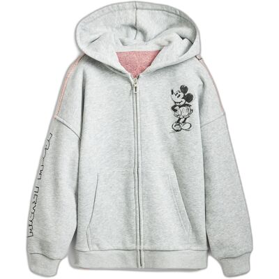 Girl hoodie Desigual Disney Grijs 5/6 jaar oud Girl hoodie Desigual Disney Grijs 5/6 jaar oud