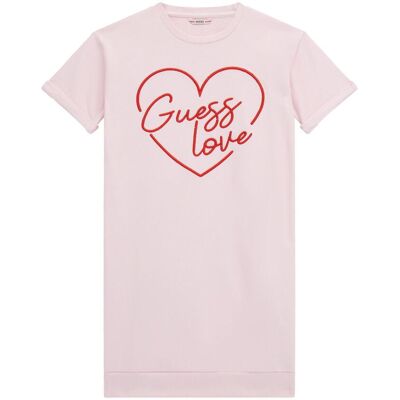 Meisjes t-shirt jurk Guess Roos 12 jaar oud Meisjes t-shirt jurk Guess Roos 12 jaar oud