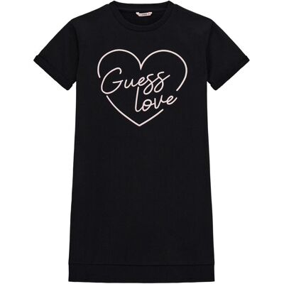 Meisjes t-shirt jurk Guess Zwart 12 jaar oud Meisjes t-shirt jurk Guess Zwart 12 jaar oud