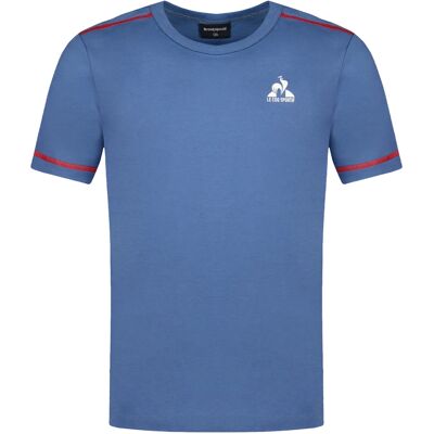Kinder-T-shirt Le Coq Sportif Tri Bleu 12 jaar oud Kinder-T-shirt Le Coq Sportif Tri Bleu 12 jaar oud