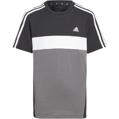 Kinder-T-shirt adidas Tiberio 3-Stripes Colorblock Noir 9/10 ans Kinder-T-shirt adidas Tiberio 3-Stripes Colorblock Noir 9/10 ans
