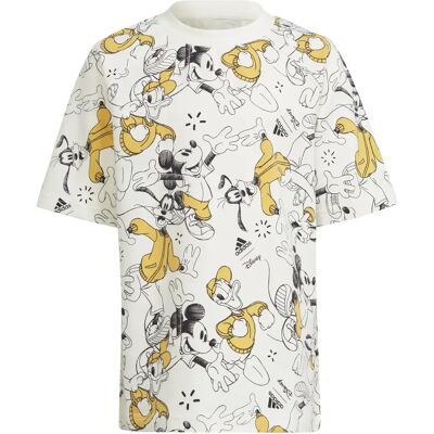 Kinder-T-shirt adidas Disney Mickey Mouse Blanc 4/5 ans Kinder-T-shirt adidas Disney Mickey Mouse Blanc 4/5 ans