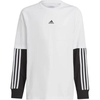 2 in 1 T-shirt met lange mouwen voor kinderen adidas Street Jam Blanc 7/8 ans 2 in 1 T-shirt met lange mouwen voor kinderen adidas Street Jam Blanc 7/8 ans