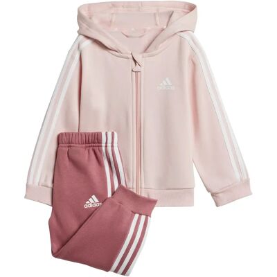 Baby sweatshirt met capuchon en joggingpak set adidas Essentials 3-Stripes Rose 6/9 mois Baby sweatshirt met capuchon en joggingpak set adidas Essentials 3-Stripes Rose 6/9 mois