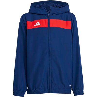 adidas Kids Tiro 25 Essentials Woven Hoodie - Blauw adidas Kids Tiro 25 Essentials Woven Hoodie - Blauw