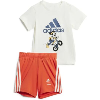 Baby t-shirt en shortset adidas Disney Mickey Mouse Blanc 18/24 mois Baby t-shirt en shortset adidas Disney Mickey Mouse Blanc 18/24 mois