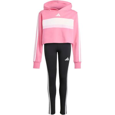 Meisjes legging en hoodie set adidas Essentials Tiberio 3 Stripes Rose 14/15 ans Meisjes legging en hoodie set adidas Essentials Tiberio 3 Stripes Rose 14/15 ans
