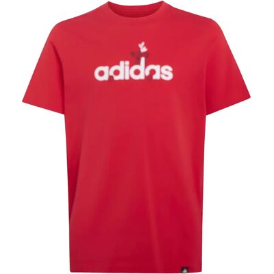 Grafisch T-shirt voor kinderen adidas Rouge 15/16 ans Grafisch T-shirt voor kinderen adidas Rouge 15/16 ans