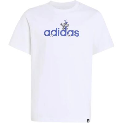 Grafisch T-shirt voor kinderen adidas Blanc 9/10 ans Grafisch T-shirt voor kinderen adidas Blanc 9/10 ans