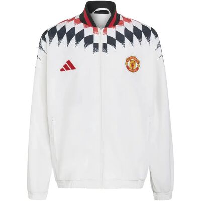 Adidas Manchester United kinder trainingsjack Stadium 2026/27 Blanc 9/10 ans Adidas Manchester United kinder trainingsjack Stadium 2026/27 Blanc 9/10 ans