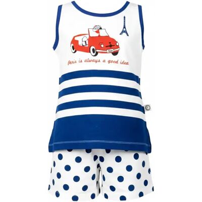 Meisjespyjama met mouwloze top en short Admas Bee-Loved Bleu 10 ans Meisjespyjama met mouwloze top en short Admas Bee-Loved Bleu 10 ans