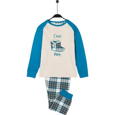 Pyjama met lange mouwen en sokken voor kinderen Admas Bleu 12 ans Pyjama met lange mouwen en sokken voor kinderen Admas Bleu 12 ans