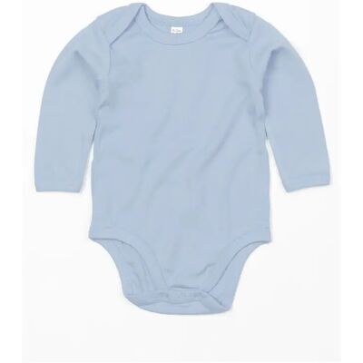 Baby romper met lange mouwen Babybugz Bleu 3/6 mois Baby romper met lange mouwen Babybugz Bleu 3/6 mois