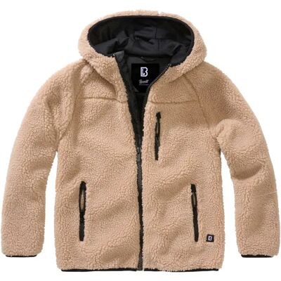 Kinder fleece met capuchon Brandit Teddy Marron 13/14 ans Kinder fleece met capuchon Brandit Teddy Marron 13/14 ans