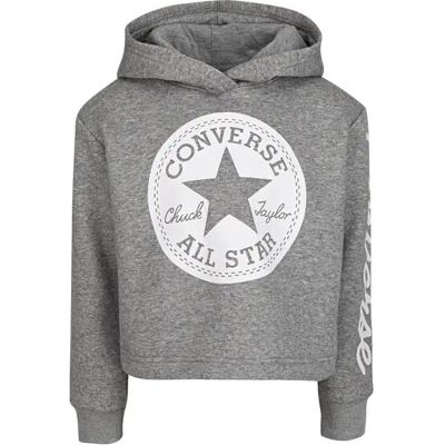 Baby meisje hoodie Converse Signature Cropped Gris 3 ans Baby meisje hoodie Converse Signature Cropped Gris 3 ans