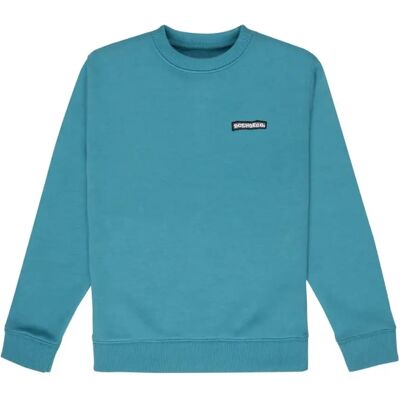 Junior Sweatshirt DC Shoes Patch It Bleu 12 ans Junior Sweatshirt DC Shoes Patch It Bleu 12 ans