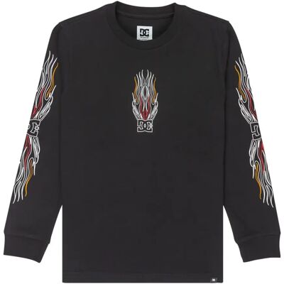 Kinder-T-shirt met lange mouwen DC Shoes Burnt Out Noir 14 ans Kinder-T-shirt met lange mouwen DC Shoes Burnt Out Noir 14 ans