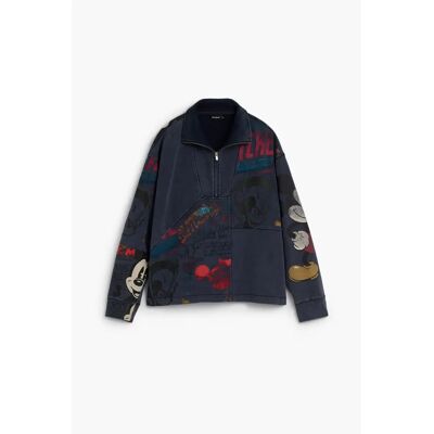 Sweatshirt Desigual Mickey Bleu S Sweatshirt Desigual Mickey Bleu S