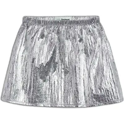 Meisjes minirok Desigual Lola Argenté 5/6 ans Meisjes minirok Desigual Lola Argenté 5/6 ans