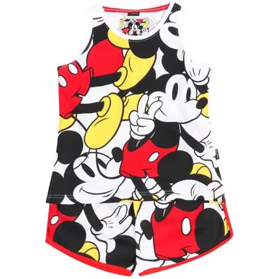 Mouwloos pyjama voor meisjes Disney Big Mickey Blanc 6 ans Mouwloos pyjama voor meisjes Disney Big Mickey Blanc 6 ans
