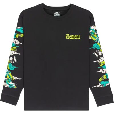 Kinder-T-shirt met lange mouwen Element Rolling Dead Noir 14 ans Kinder-T-shirt met lange mouwen Element Rolling Dead Noir 14 ans