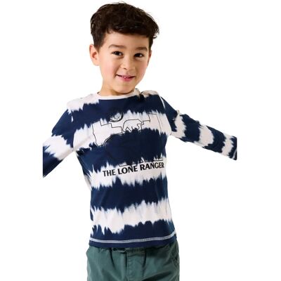 Katoenen lange mouwen T-shirt voor kinderen Garcia Blanc 4/5 ans Katoenen lange mouwen T-shirt voor kinderen Garcia Blanc 4/5 ans