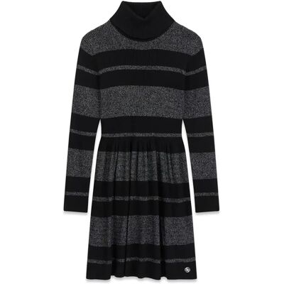 Trapeze Sweater Jurk Meisje Guess Noir 8 ans Trapeze Sweater Jurk Meisje Guess Noir 8 ans