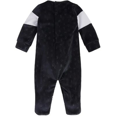 Baby romper Guess Chenille Overall Bleu 0/3 mois Baby romper Guess Chenille Overall Bleu 0/3 mois