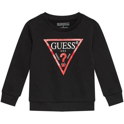 Sweater met lange mouwen voor kinderen Guess Fleece Core Noir 4 ans Sweater met lange mouwen voor kinderen Guess Fleece Core Noir 4 ans
